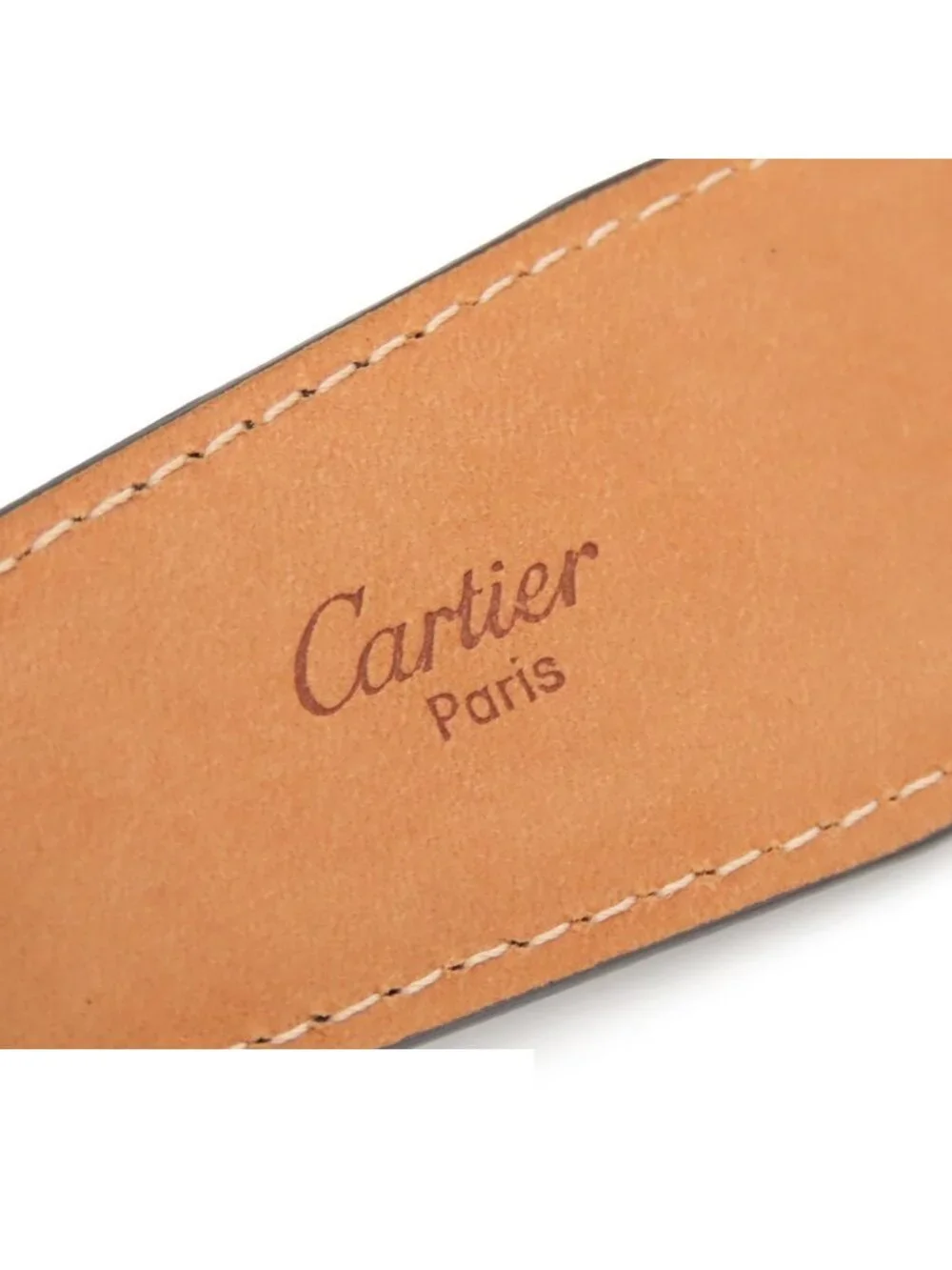 Cartier Tank Black Leather Belt